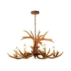 resin deer candelabra chandelier
