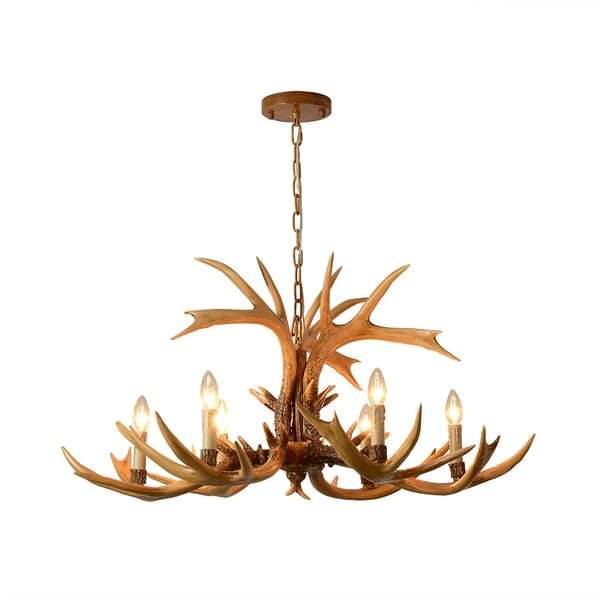 resin deer candelabra chandelier
