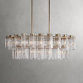 delsie oval tiered chandelier