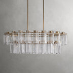 delsie oval tiered chandelier