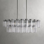 delsie oval tiered chandelier