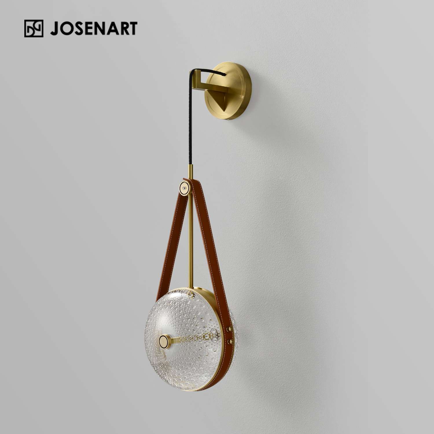 gold led wall sconce