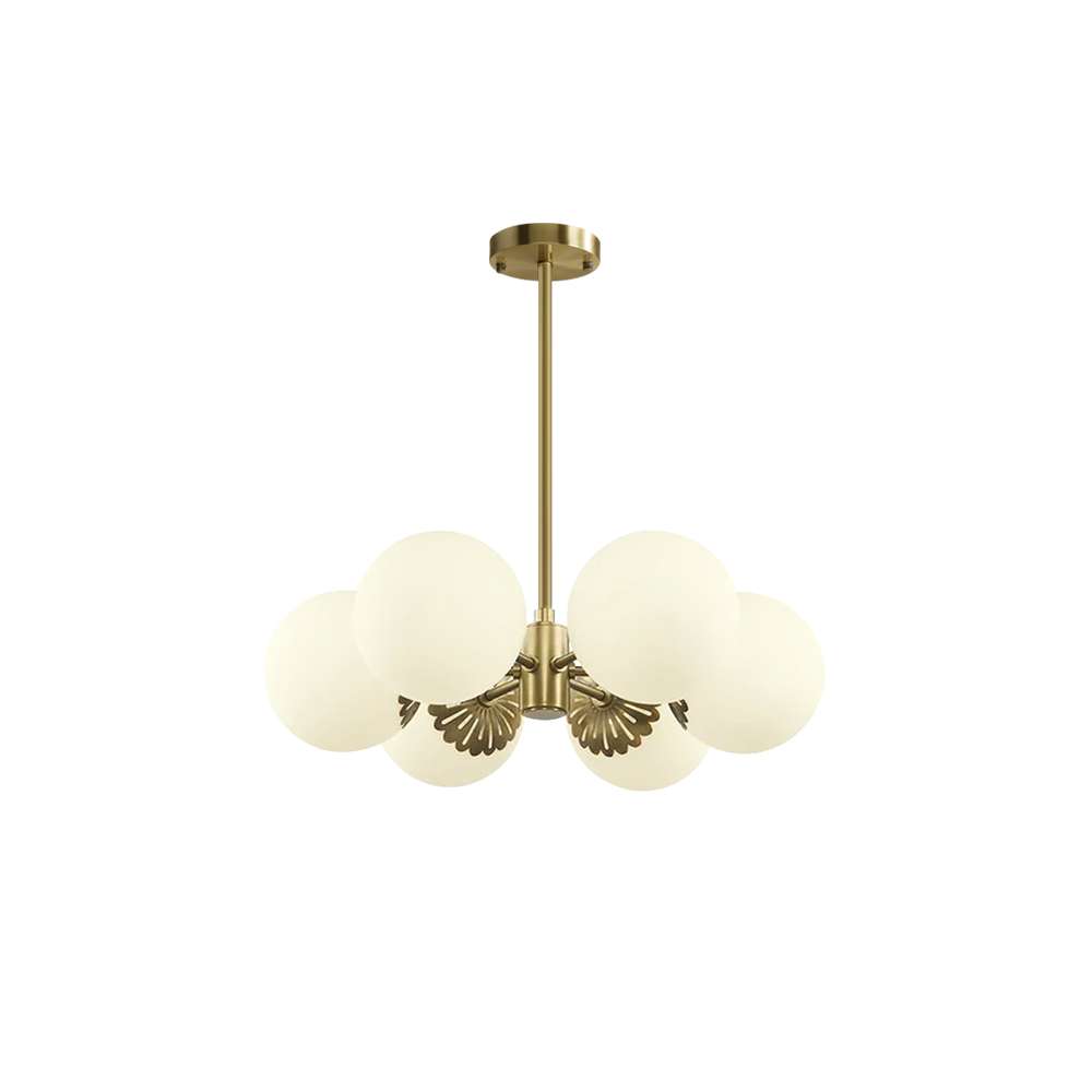 dewdrop globe chandelier