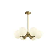 dewdrop globe chandelier