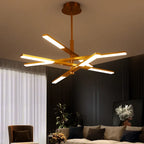 modern gold chandelier