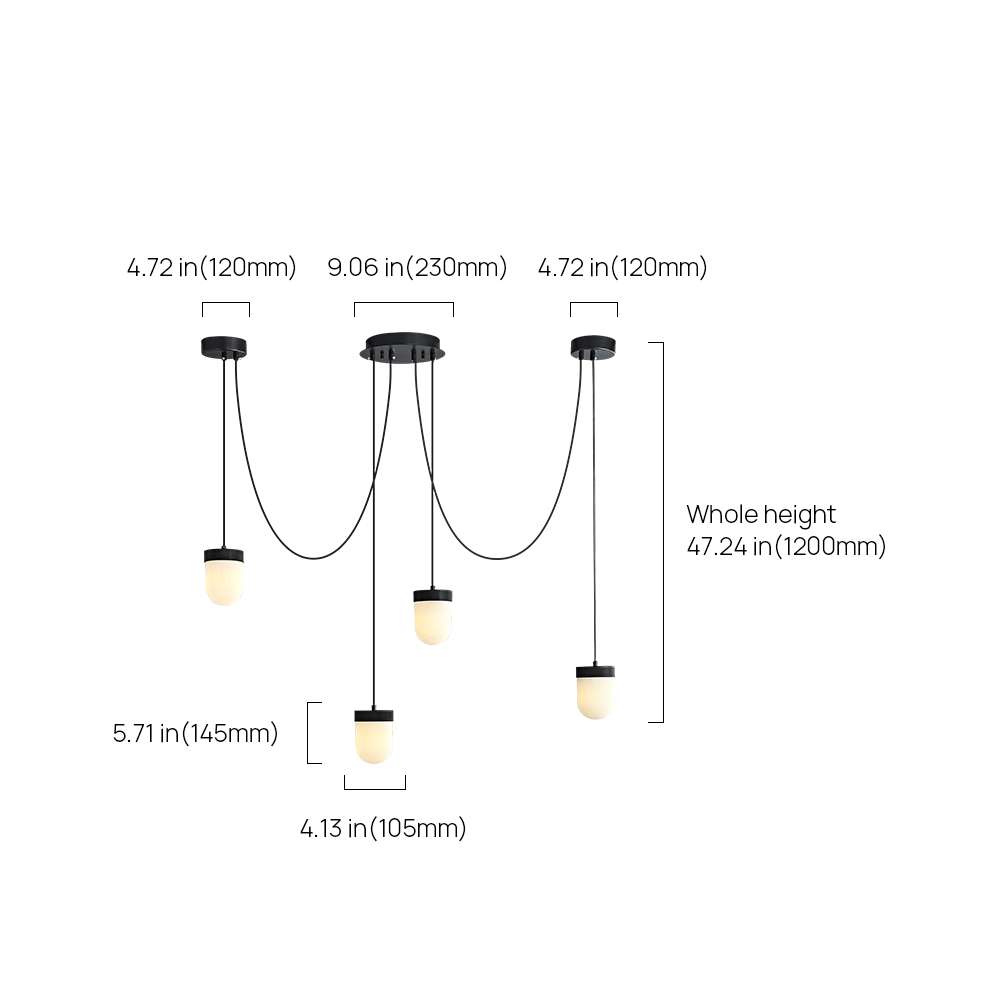 high-end alabaster pendant light
