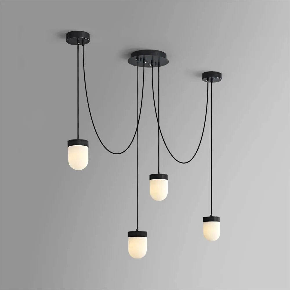 alabaster pandent light