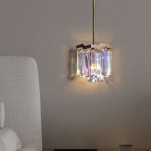 crystal chandeliers for light wood tables