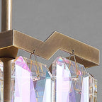 modern colorful crystal chandeliers