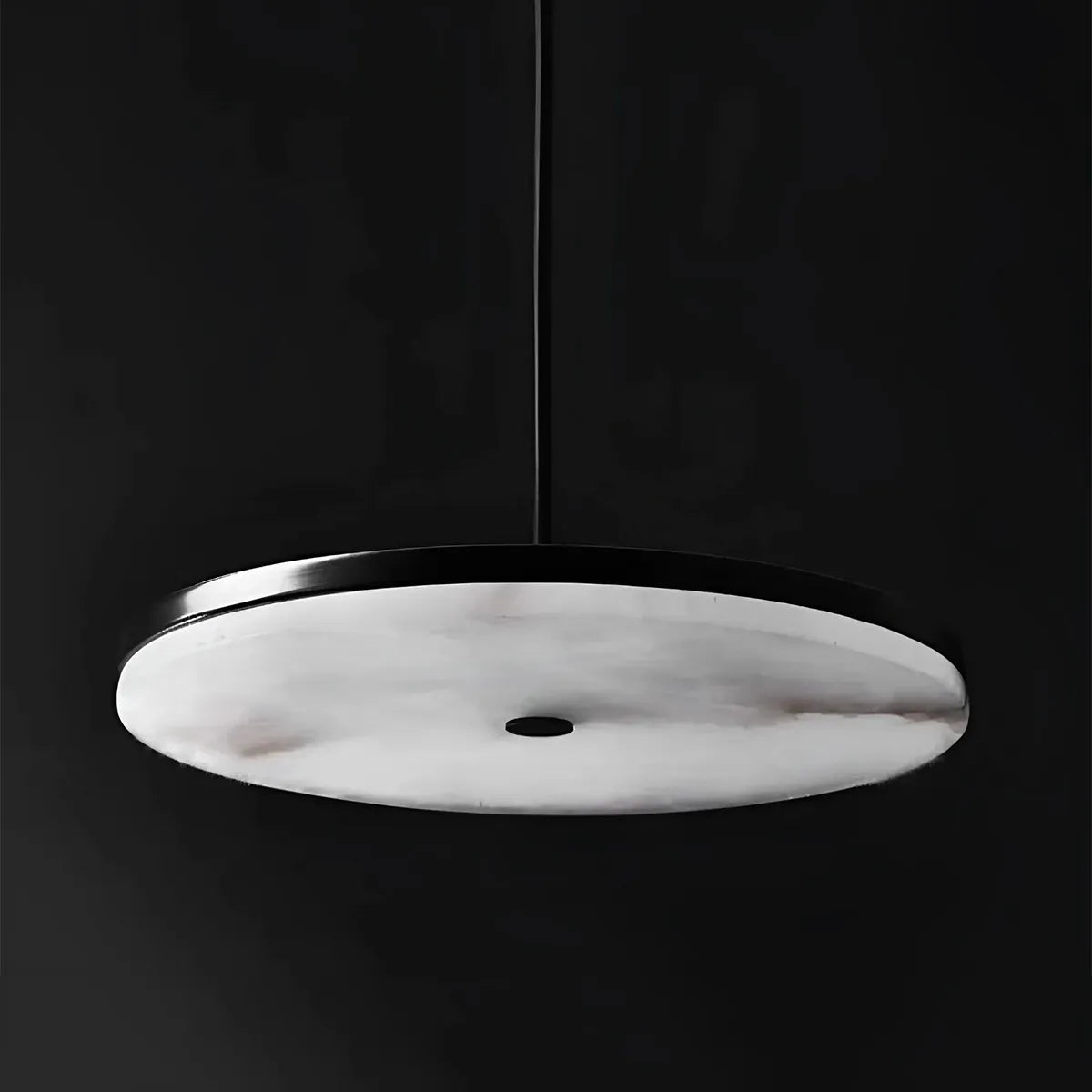 Disc Alabaster Pendant Light – Modern Ceiling Fixture - View 4