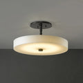 Disq LED Semi-Flushmount Ceiling Light | Modern Minimalist Fixture