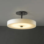 Disq LED Semi-Flushmount Ceiling Light | Modern Minimalist Fixture