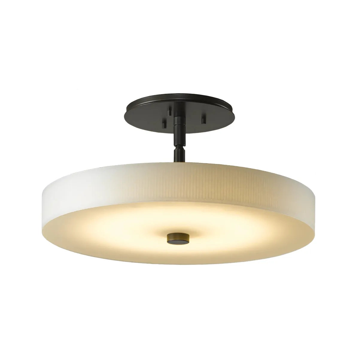Disq LED Semi-Flushmount Ceiling Light | Modern Minimalist Fixture