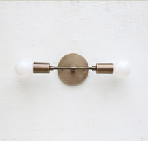 solid brass wall sconce