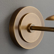 Drunmore Single Sconce – Elegant Brass Frame with Sparkling Crystal Details - View 5