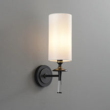 Drunmore Single Sconce – Elegant Brass Frame with Sparkling Crystal Details - View 10
