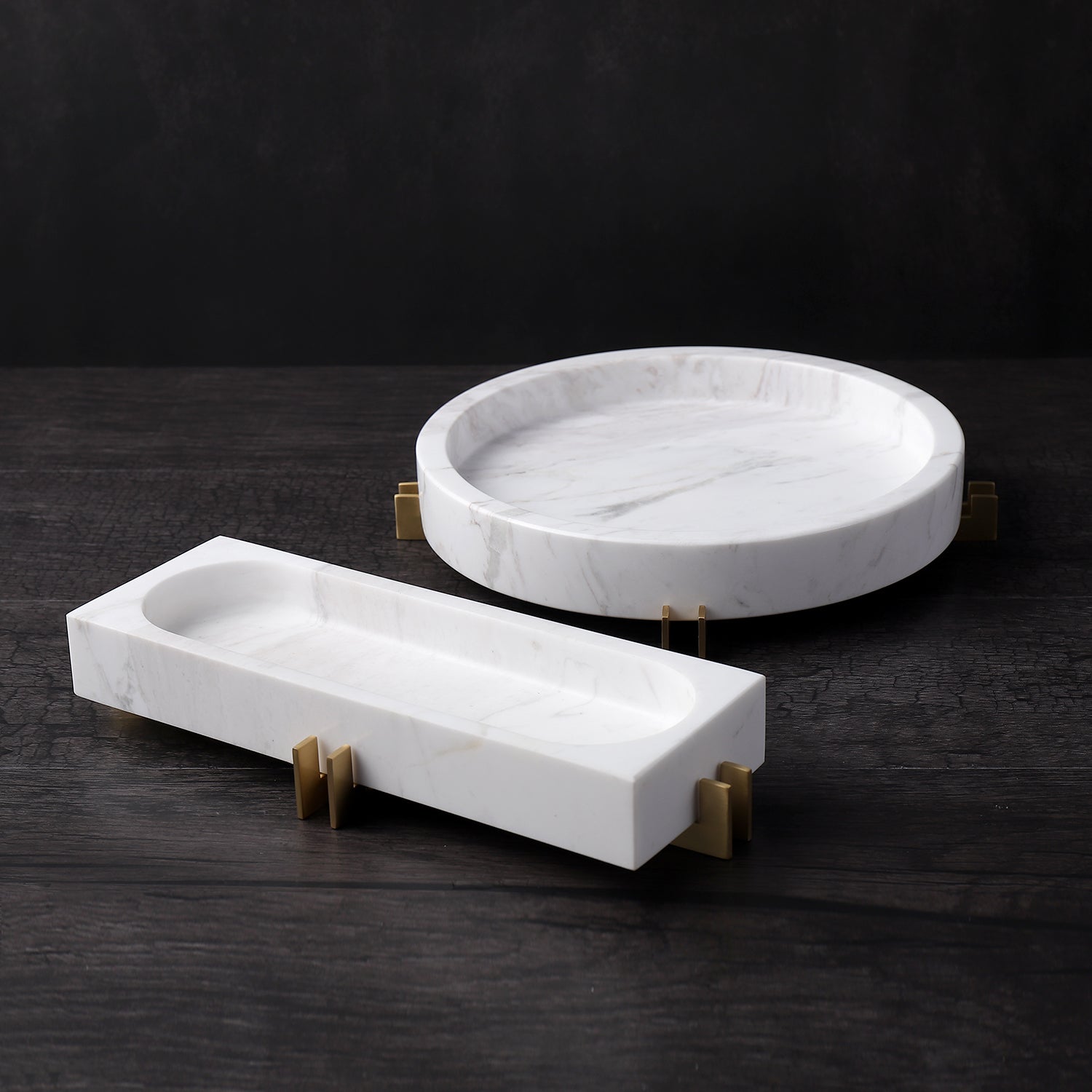 alabaster bathroom storage