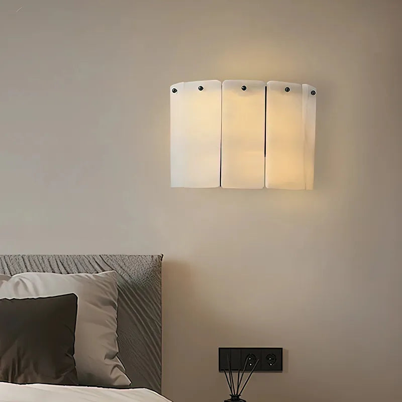 Eichholtz Blason Wall Lamp | Copper & Alabaster Decorative Lighting - View 4