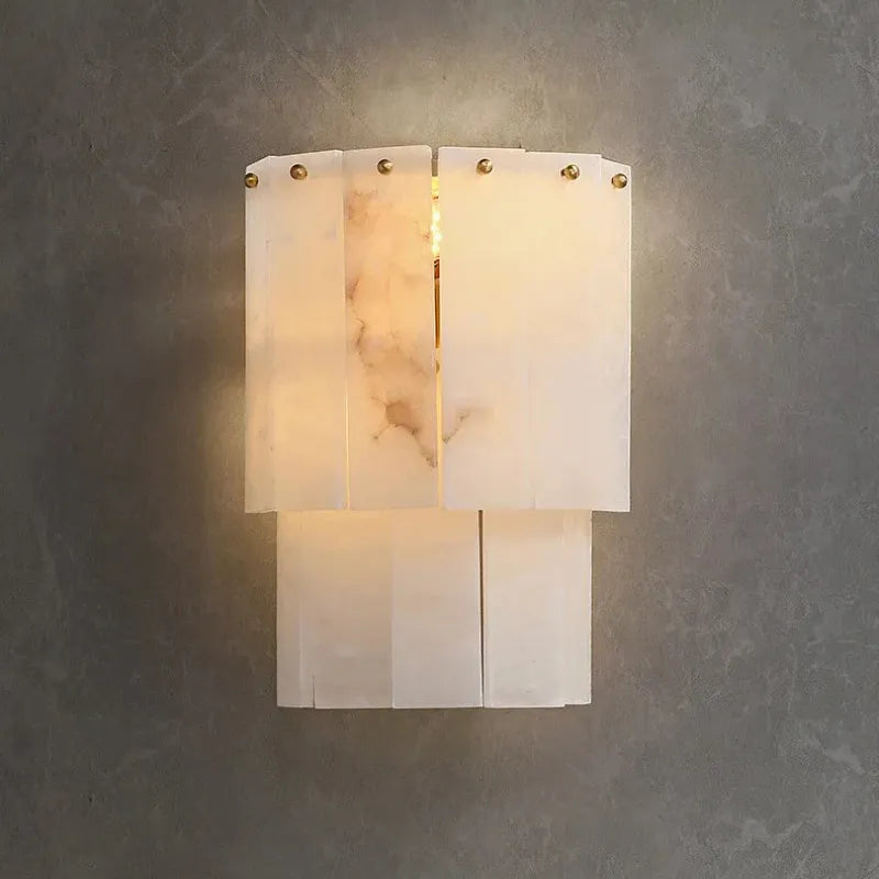 Eichholtz Blason Wall Lamp | Copper & Alabaster Decorative Lighting - View 10