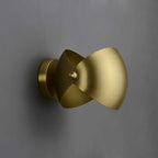 designer brass wall light