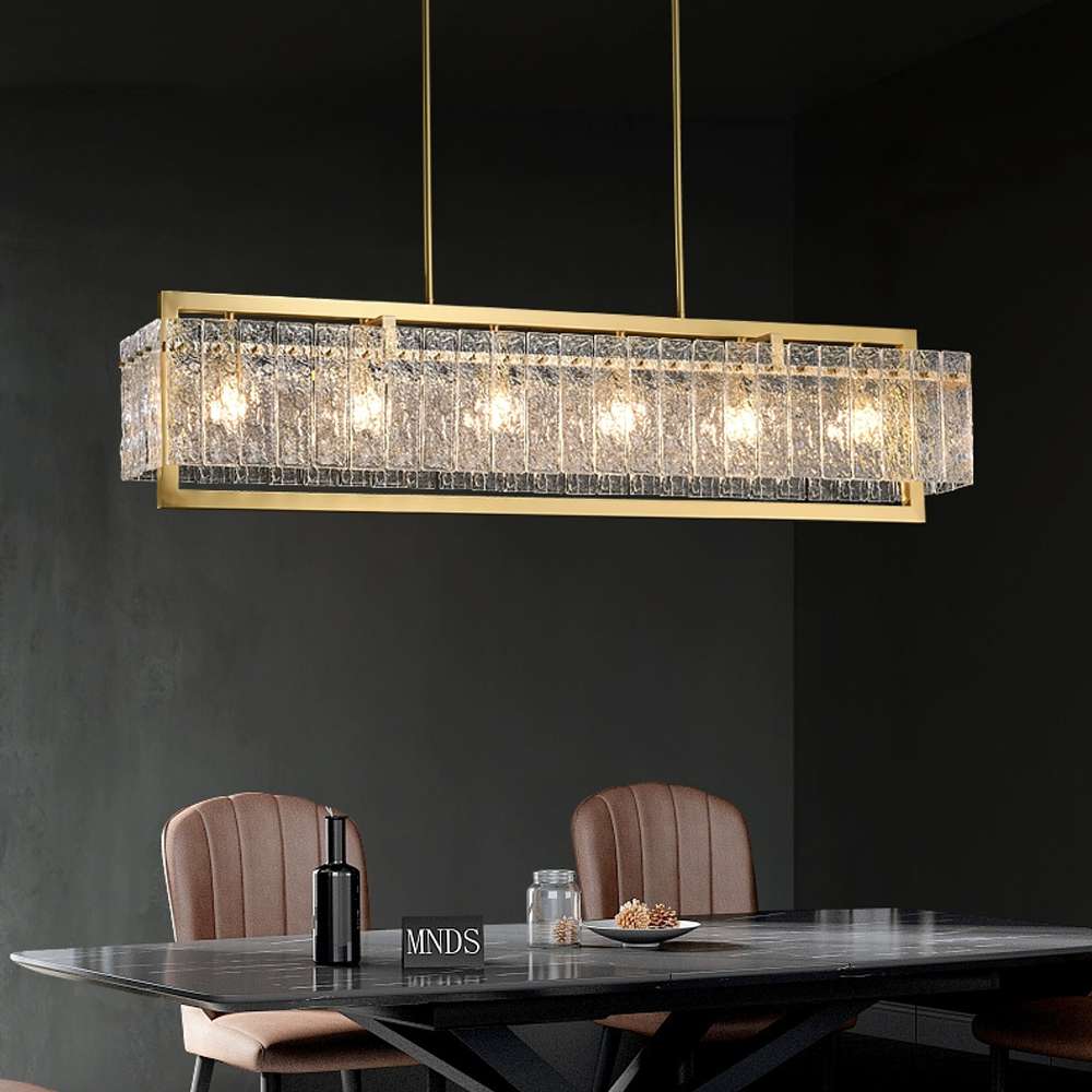 kitchen pendant lights with elegant crystal