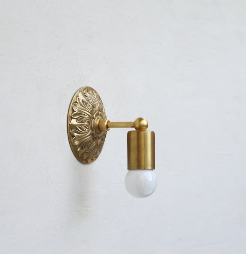 round backplane sconce