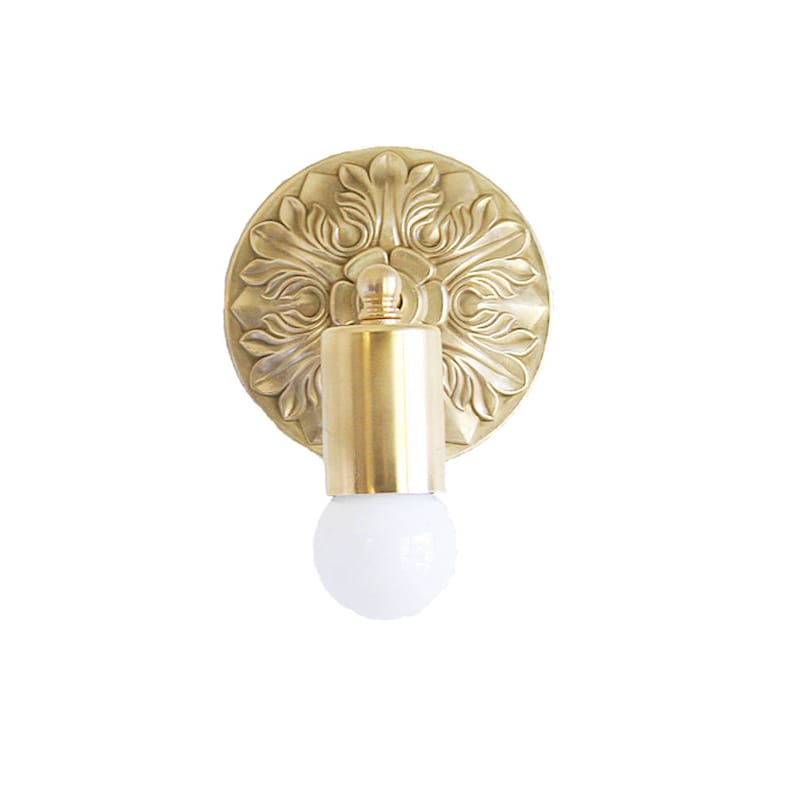 brass sconce