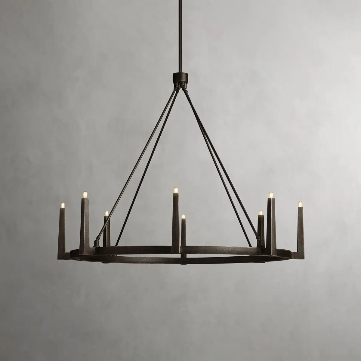 emmet round chandelier
