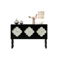 black entryway cabinet