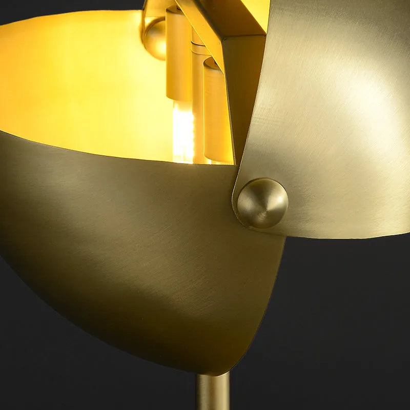 modern copper table lamp