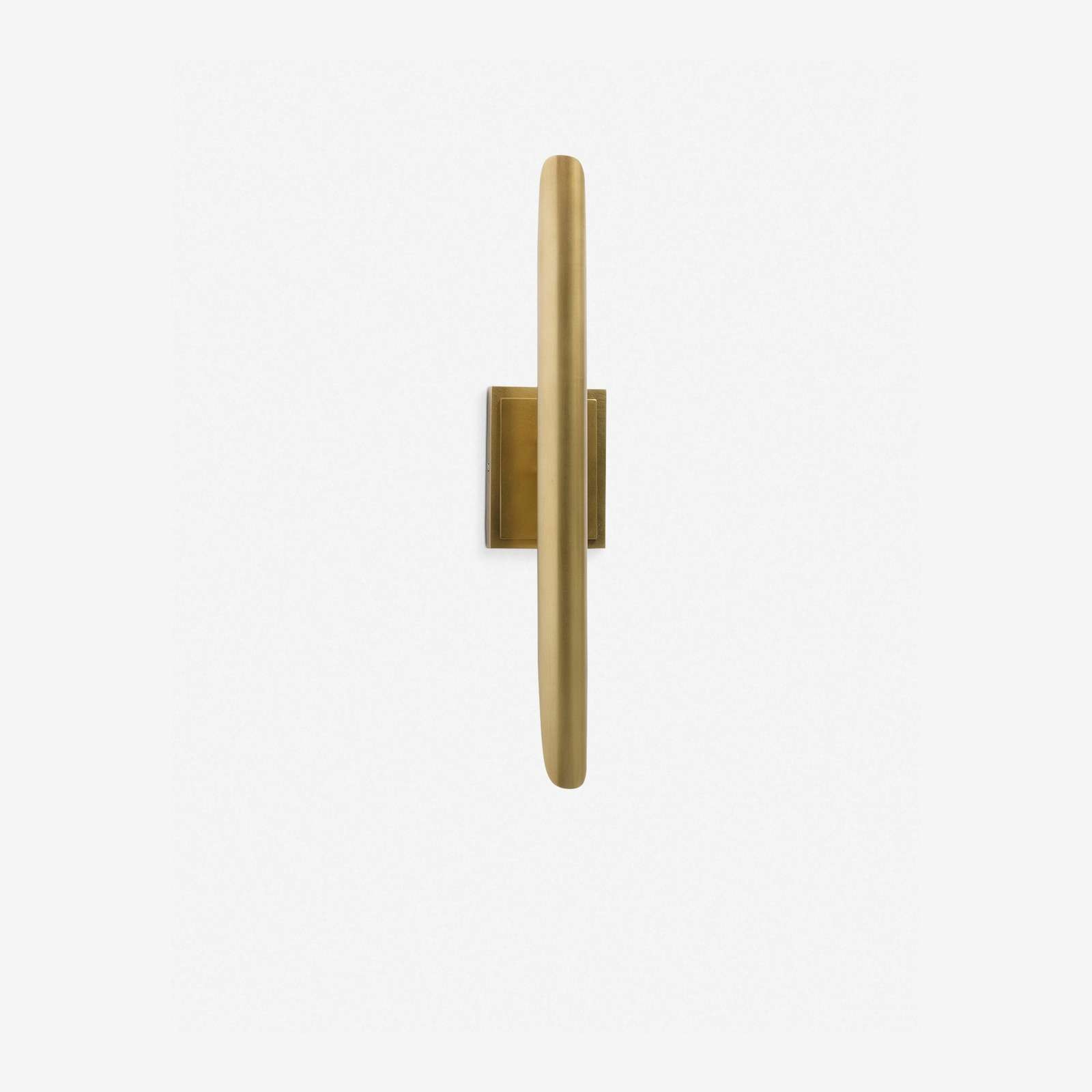 Baton Brass Minimalist 2-Light Wall Sconce — Linear Dual-Arm Wall Light with Warm Clean Glow