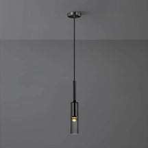hanging smoky grey lamp