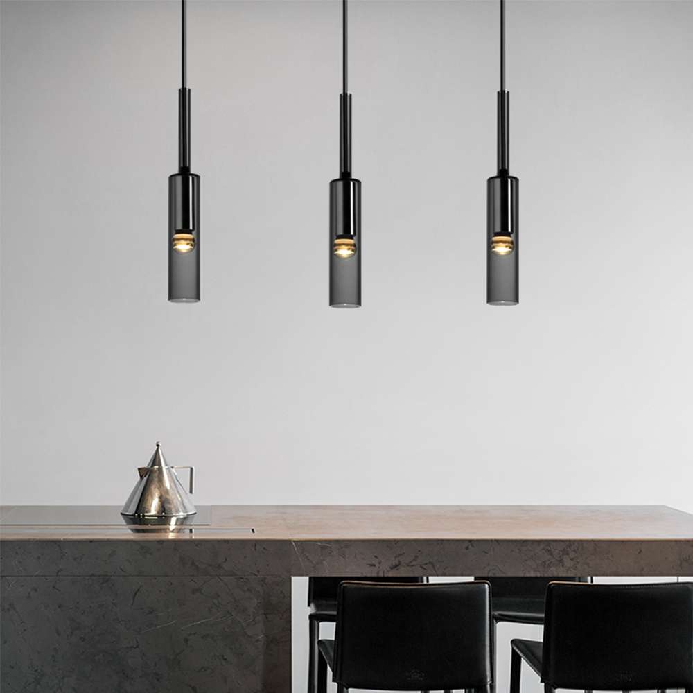 matte grey kitchen pendant light