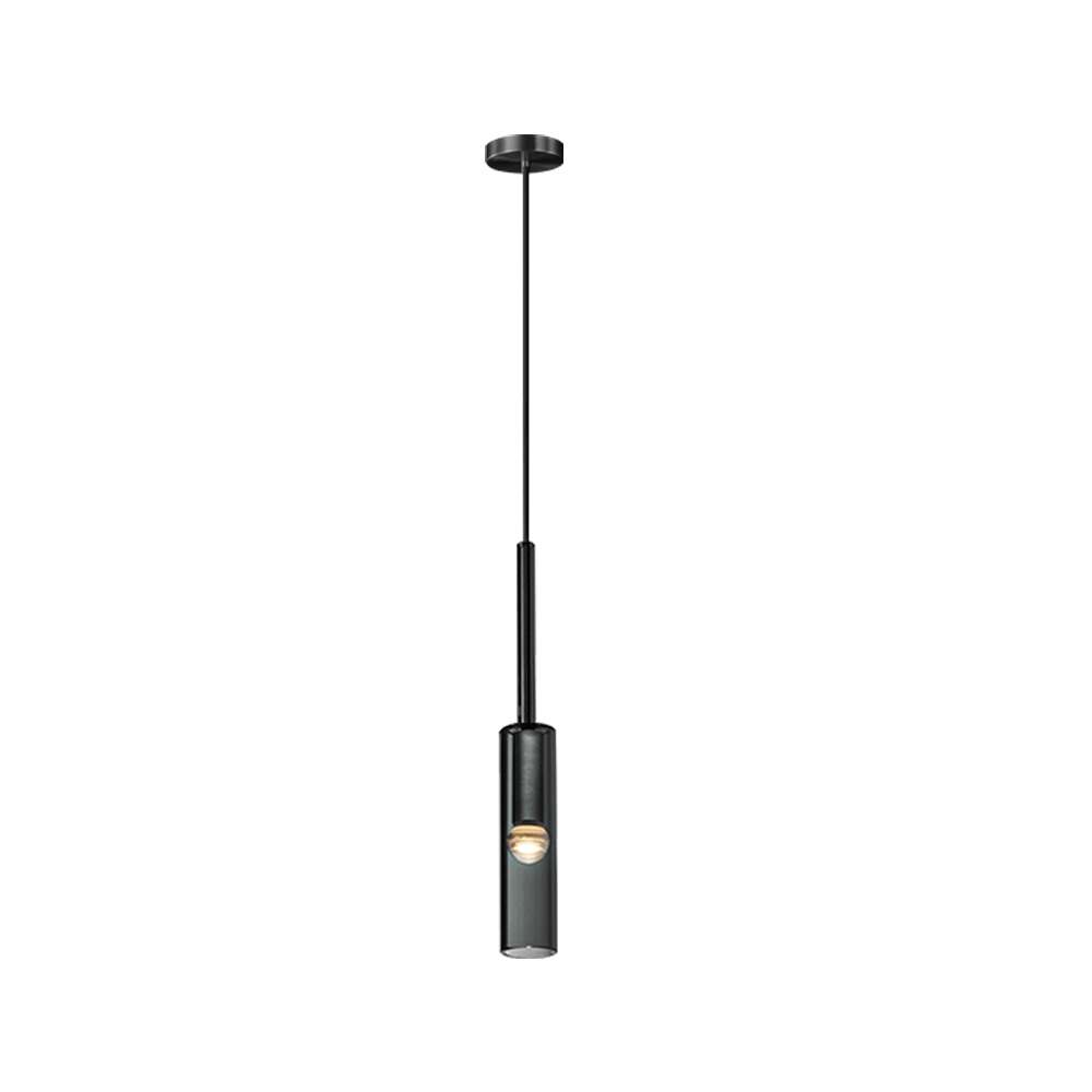 exhaust smoky grey pendant light
