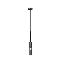 exhaust smoky grey pendant light
