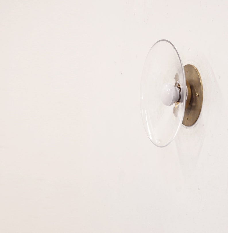 brass wall sconce