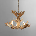 faux antler candelabra chandelier