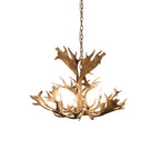 western style chandelier with antlers