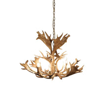 western style chandelier with antlers