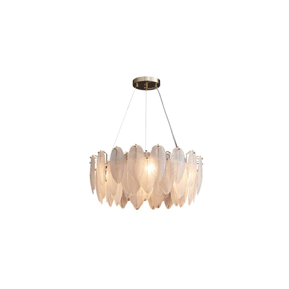 modern glass chandelier