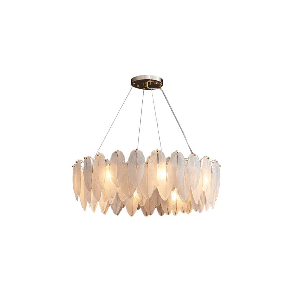 chandelier in white