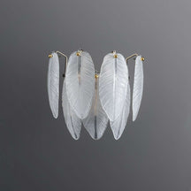 white glass wall sconce