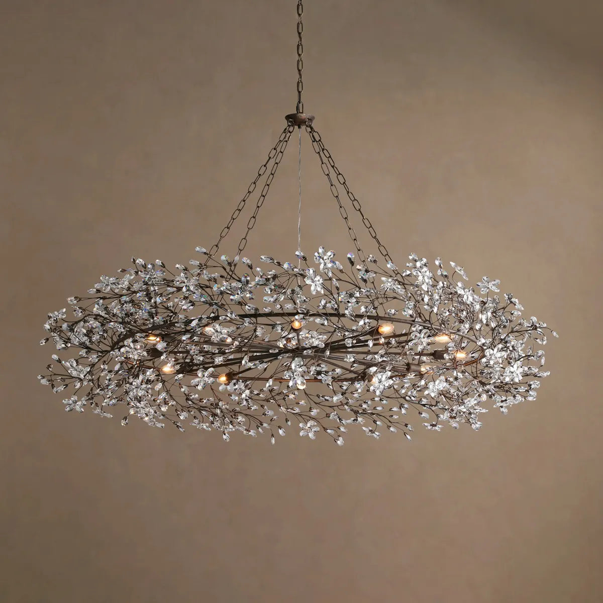 fiore crown chandelier