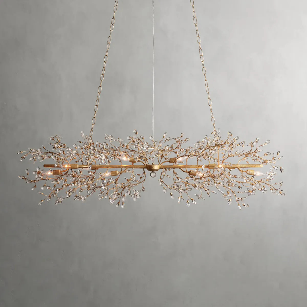 fiore linear chandelier