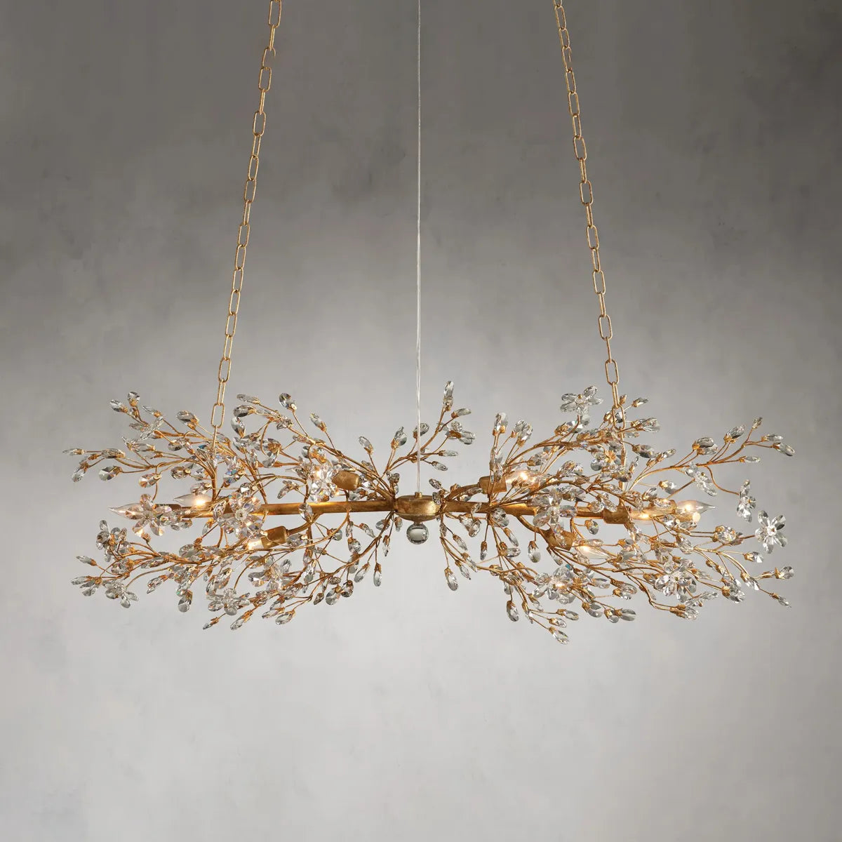 fiore linear chandelier