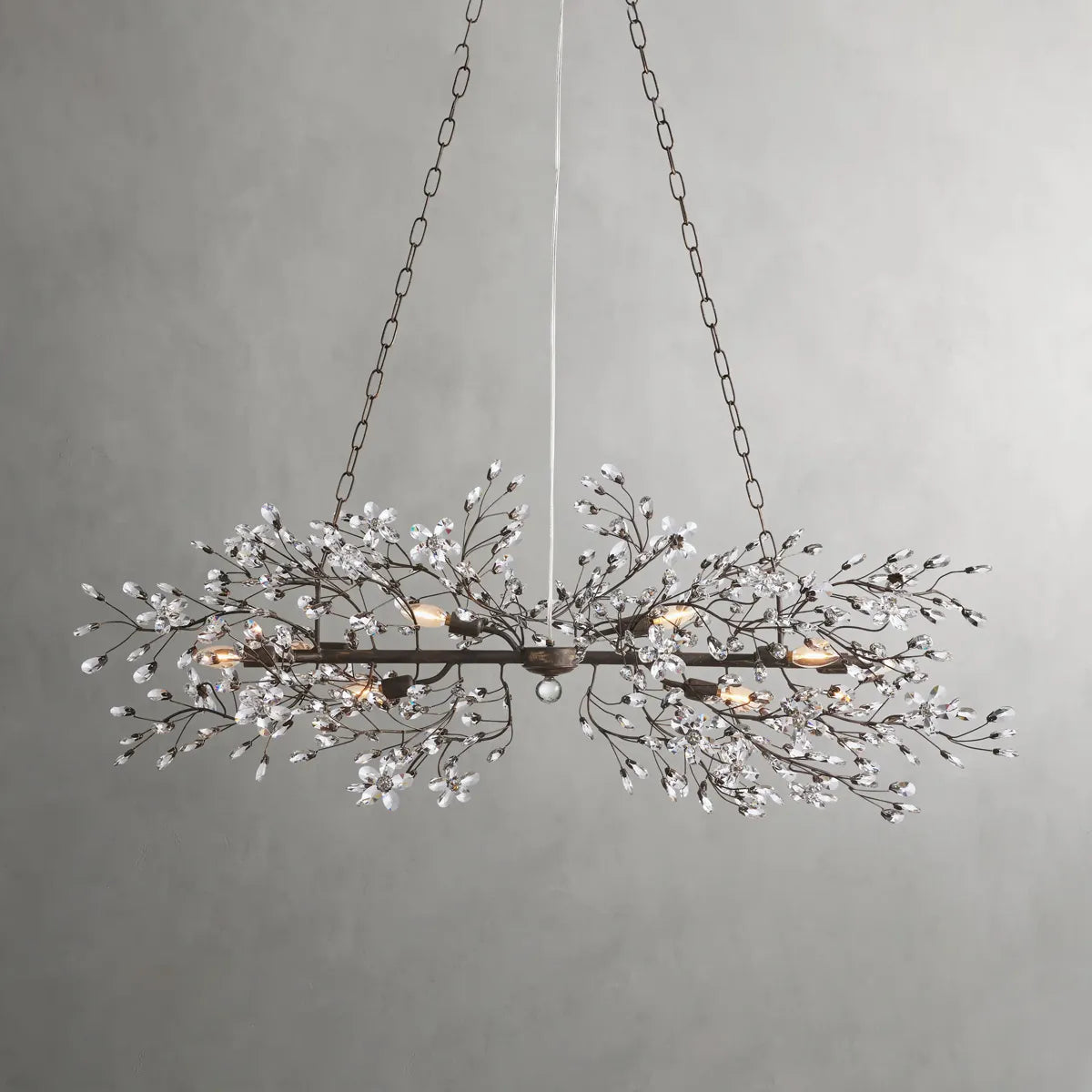 fiore linear chandelier
