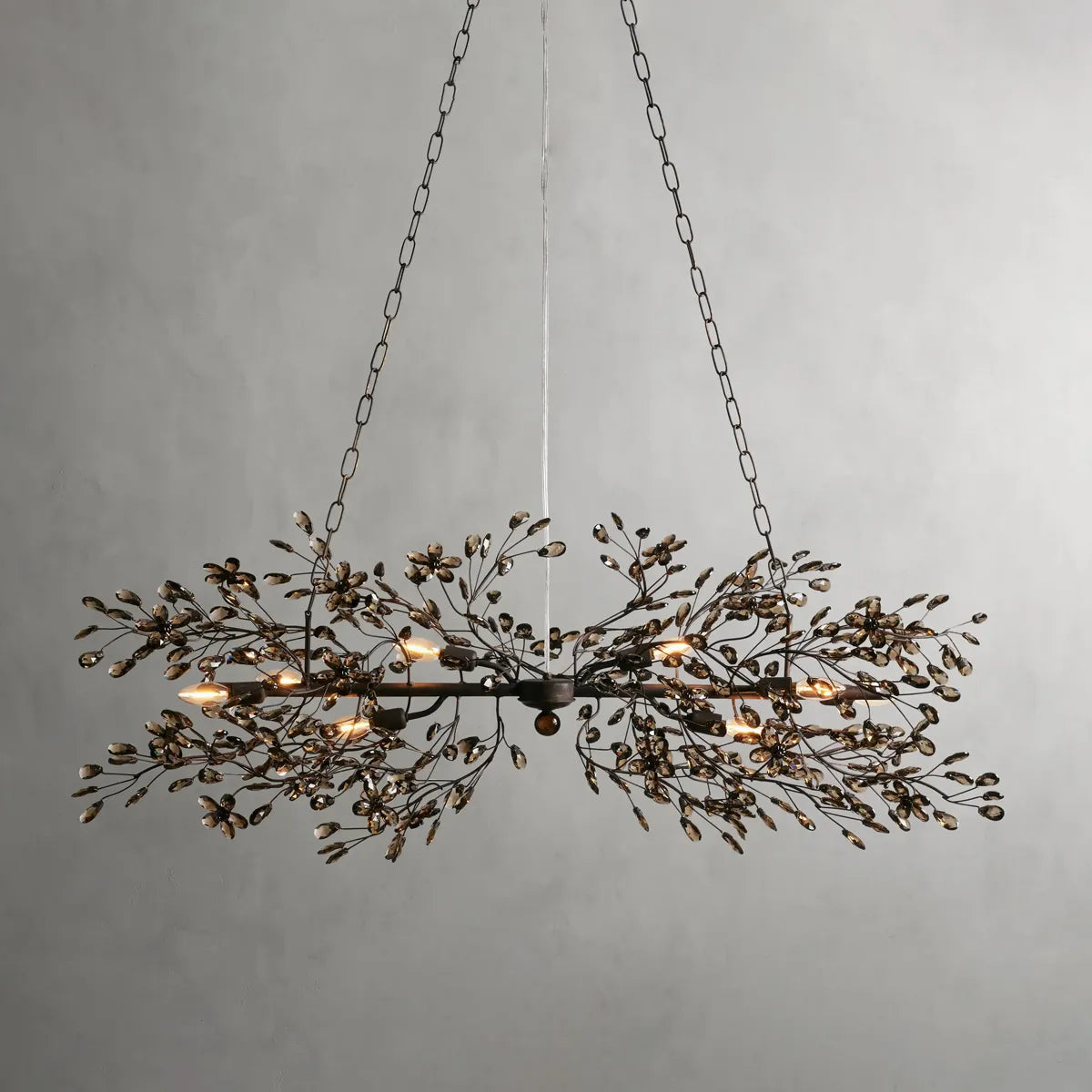 fiore linear chandelier