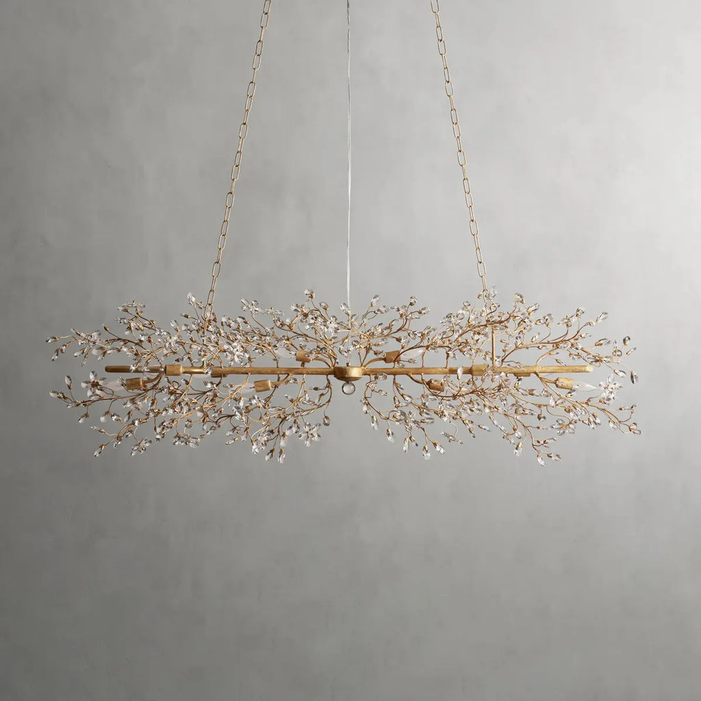 fiore linear chandelier