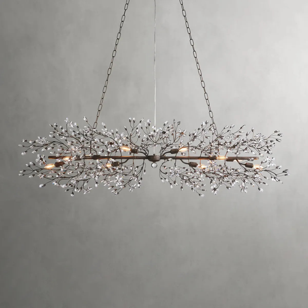 fiore linear chandelier