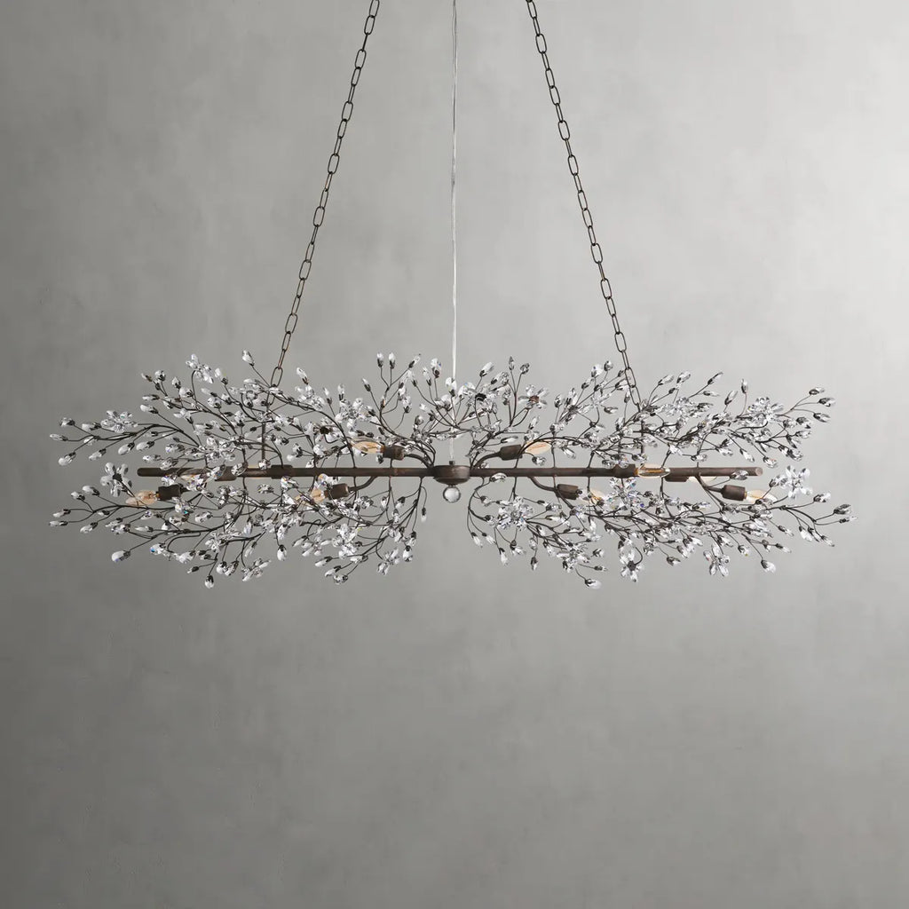fiore linear chandelier